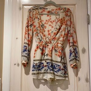 Audrey- long sleeve romper